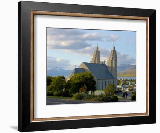 Akureyrikirkja Church, Akureyri, Iceland-Lisa S. Engelbrecht-Framed Photographic Print