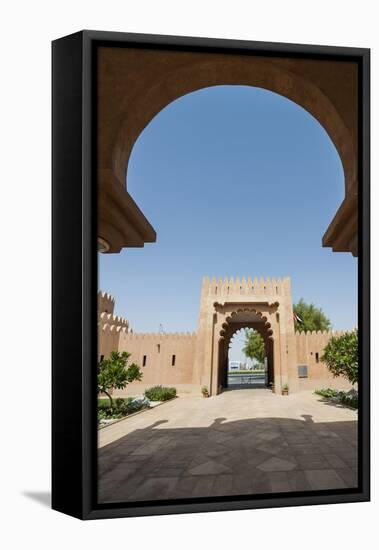 Al Ain Palace Museum in Al Ain, Dubai, United Arab Emirates-Michael DeFreitas-Framed Premier Image Canvas