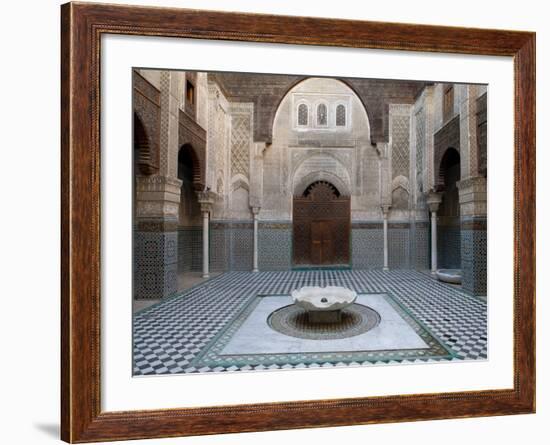Al-Attarine Madrasa Built by Abu Al-Hasan Ali Ibn Othman, Fes, Morocco-null-Framed Photographic Print