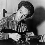 Woody Guthrie (1912-1967)-Al Aumuller-Premier Image Canvas