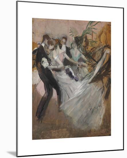 Al Ballo-Giovanni Boldini-Mounted Premium Giclee Print