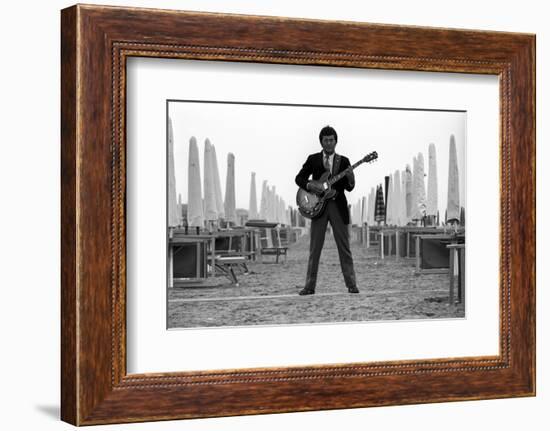 Al Bano at the Beach-Sergio del Grande-Framed Photographic Print