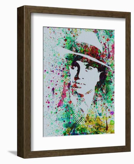 Al Capone Watercolor-Anna Malkin-Framed Art Print