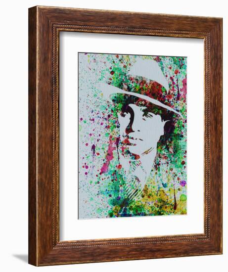 Al Capone Watercolor-Anna Malkin-Framed Art Print