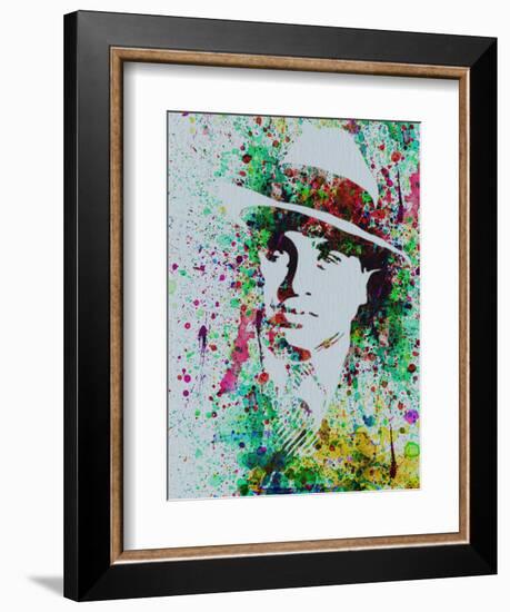 Al Capone Watercolor-Anna Malkin-Framed Art Print