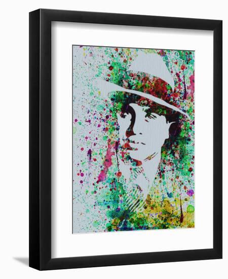 Al Capone Watercolor-Anna Malkin-Framed Art Print