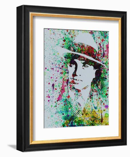 Al Capone Watercolor-Anna Malkin-Framed Art Print