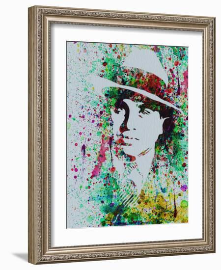 Al Capone Watercolor-Anna Malkin-Framed Art Print