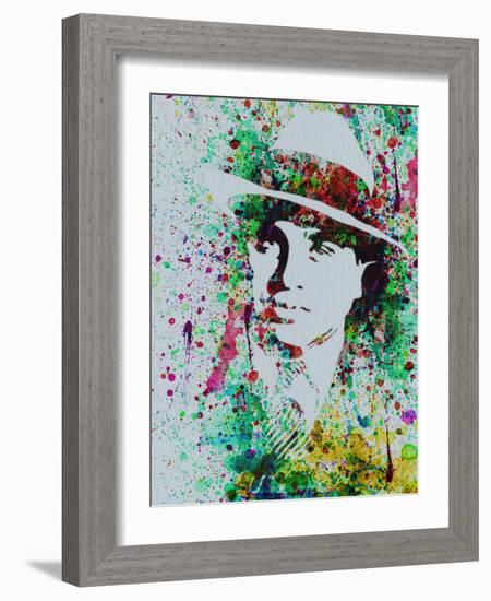 Al Capone Watercolor-Anna Malkin-Framed Art Print