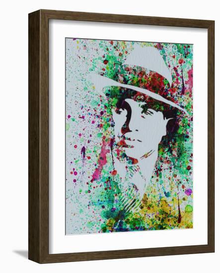 Al Capone Watercolor-Anna Malkin-Framed Art Print