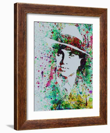 Al Capone Watercolor-Anna Malkin-Framed Art Print