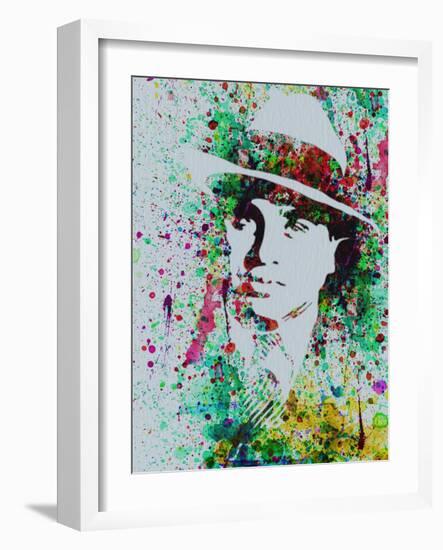 Al Capone Watercolor-Anna Malkin-Framed Art Print