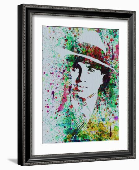 Al Capone Watercolor-Anna Malkin-Framed Art Print