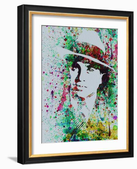 Al Capone Watercolor-Anna Malkin-Framed Art Print