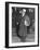 Al Capone, Winks at Photographers as He Leaves Chicago's Federal Courthouse-null-Framed Photo