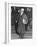 Al Capone, Winks at Photographers as He Leaves Chicago's Federal Courthouse-null-Framed Photo