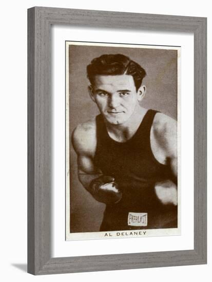 Al Delaney, Canadian Boxer, 1938-null-Framed Giclee Print