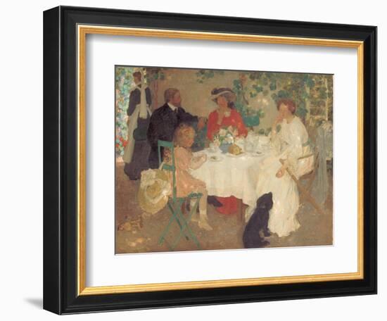 Al Fresco, C.1904-Emmanuel Phillips Fox-Framed Giclee Print