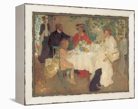 Al Fresco, C.1904-Emmanuel Phillips Fox-Framed Premier Image Canvas