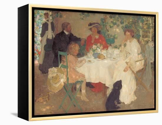 Al Fresco, C.1904-Emmanuel Phillips Fox-Framed Premier Image Canvas