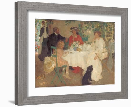 Al Fresco, C.1904-Emmanuel Phillips Fox-Framed Giclee Print