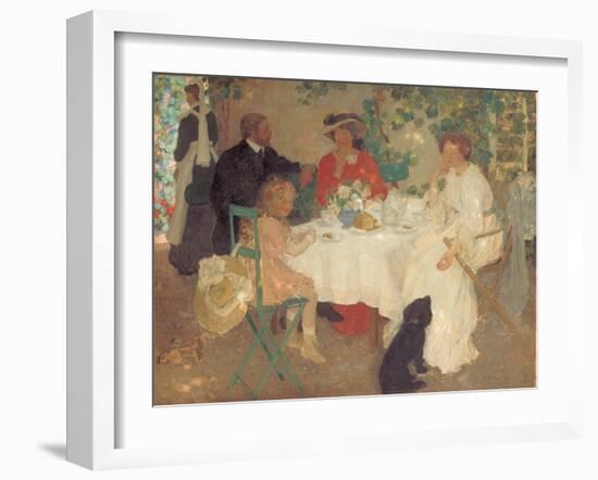 Al Fresco, C.1904-Emmanuel Phillips Fox-Framed Giclee Print