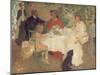 Al Fresco, C.1904-Emmanuel Phillips Fox-Mounted Giclee Print
