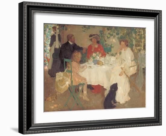 Al Fresco, C.1904-Emmanuel Phillips Fox-Framed Giclee Print