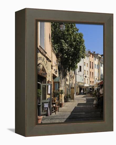 Al Fresco Restaurants, Place Forum Des Cardeurs, Aix-En-Provence, Bouches-Du-Rhone, Provence, Franc-Peter Richardson-Framed Premier Image Canvas