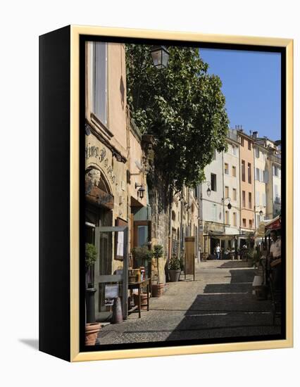 Al Fresco Restaurants, Place Forum Des Cardeurs, Aix-En-Provence, Bouches-Du-Rhone, Provence, Franc-Peter Richardson-Framed Premier Image Canvas