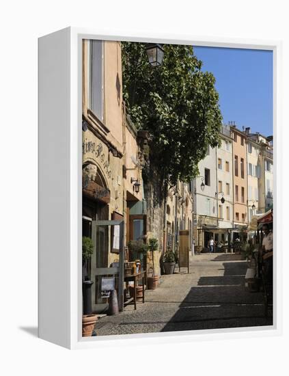 Al Fresco Restaurants, Place Forum Des Cardeurs, Aix-En-Provence, Bouches-Du-Rhone, Provence, Franc-Peter Richardson-Framed Premier Image Canvas