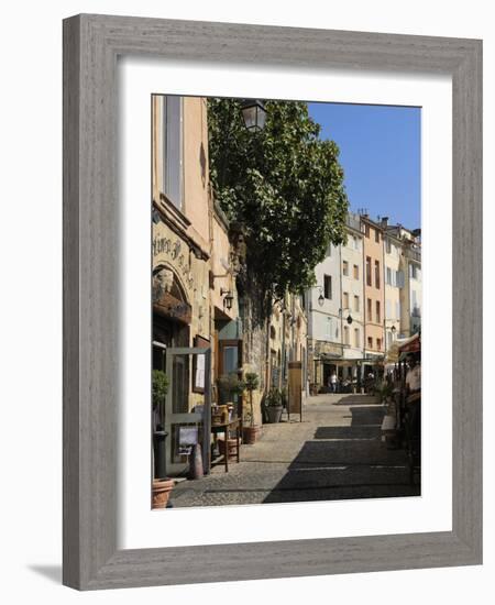 Al Fresco Restaurants, Place Forum Des Cardeurs, Aix-En-Provence, Bouches-Du-Rhone, Provence, Franc-Peter Richardson-Framed Photographic Print