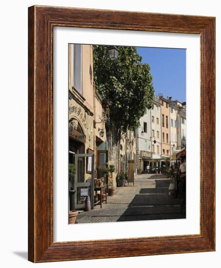 Al Fresco Restaurants, Place Forum Des Cardeurs, Aix-En-Provence, Bouches-Du-Rhone, Provence, Franc-Peter Richardson-Framed Photographic Print