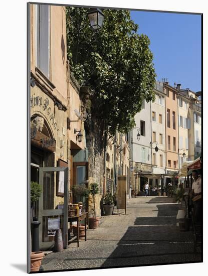 Al Fresco Restaurants, Place Forum Des Cardeurs, Aix-En-Provence, Bouches-Du-Rhone, Provence, Franc-Peter Richardson-Mounted Photographic Print