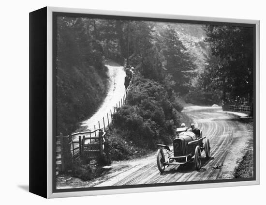 Al Guinness in a Sunbeam, Isle of Man Tt Race, 1914-null-Framed Premier Image Canvas