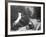 Al Guinness in a Sunbeam, Isle of Man Tt Race, 1914-null-Framed Photographic Print