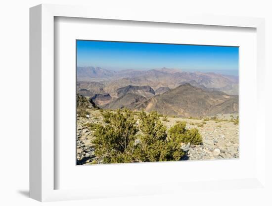 Al Hajar Mountains (Oman Mountains) close to Jebel Shams Canyon, Oman-Jan Miracky-Framed Photographic Print