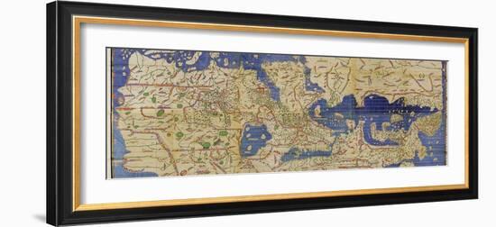 Al-Idrisi's World Map, 1154-Library of Congress-Framed Photographic Print