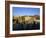 Al Jaabariys, Norias (Nourias) (Water Wheels), and the Al Nour Mosque, Hama, Syria-Bruno Morandi-Framed Photographic Print