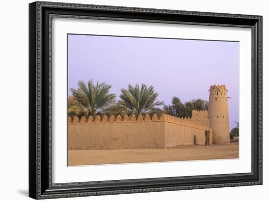 Al Jahili Fort, Al Ain, UNESCO World Heritage Site, Abu Dhabi, United Arab Emirates, Middle East-Jane Sweeney-Framed Photographic Print