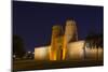 Al Jahili Fort at night, Al Ain, UNESCO World Heritage Site, Abu Dhabi, United Arab Emirates-Jane Sweeney-Mounted Photographic Print