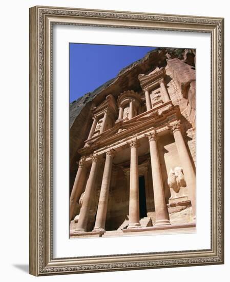 Al Khazneh, the Treasury, Dating from Nabatean Times, Unesco World Heritage Site, Jordan-Neale Clarke-Framed Photographic Print