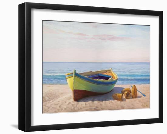 Al mattino-Adriano Galasso-Framed Art Print