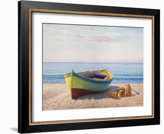 Al mattino-Adriano Galasso-Framed Art Print