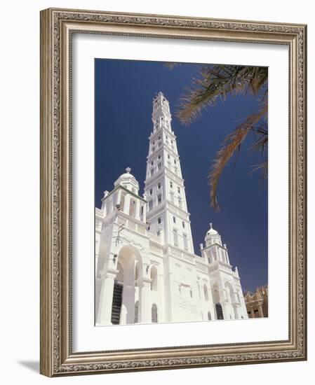 Al Mindhar Mosque, Tarim, Yemen, Middle East-Doug Traverso-Framed Photographic Print