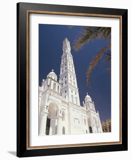 Al Mindhar Mosque, Tarim, Yemen, Middle East-Doug Traverso-Framed Photographic Print