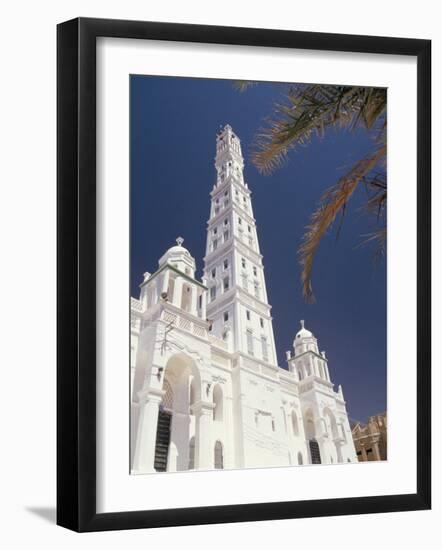 Al Mindhar Mosque, Tarim, Yemen, Middle East-Doug Traverso-Framed Photographic Print