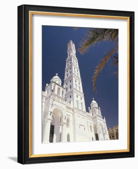 Al Mindhar Mosque, Tarim, Yemen, Middle East-Doug Traverso-Framed Photographic Print