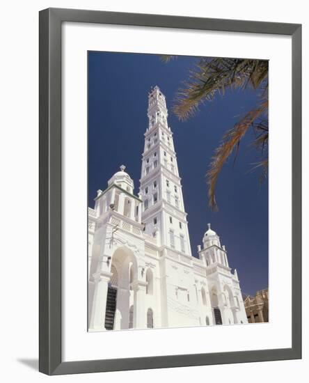 Al Mindhar Mosque, Tarim, Yemen, Middle East-Doug Traverso-Framed Photographic Print