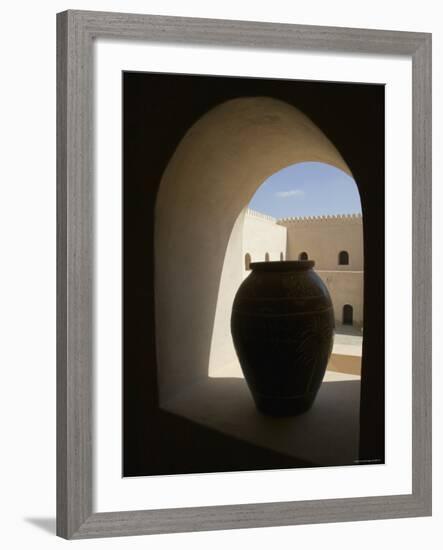 Al Minitrib Fort, Sharqiya Region, Oman-Walter Bibikow-Framed Photographic Print